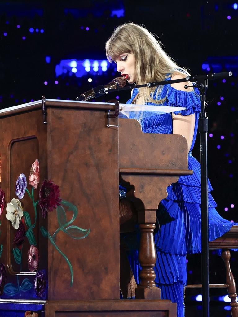 Swift plays two “surprise” acoustic songs per show. Picture: Getty Images for TAS Rights Management