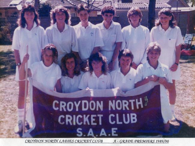 The women’s team won a premiership in 1989. Picture: Supplied.