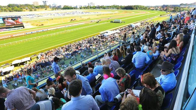 The heaving crowd at Royal Randwick for the last day of the spring carnival. Picture: Mark Evans 