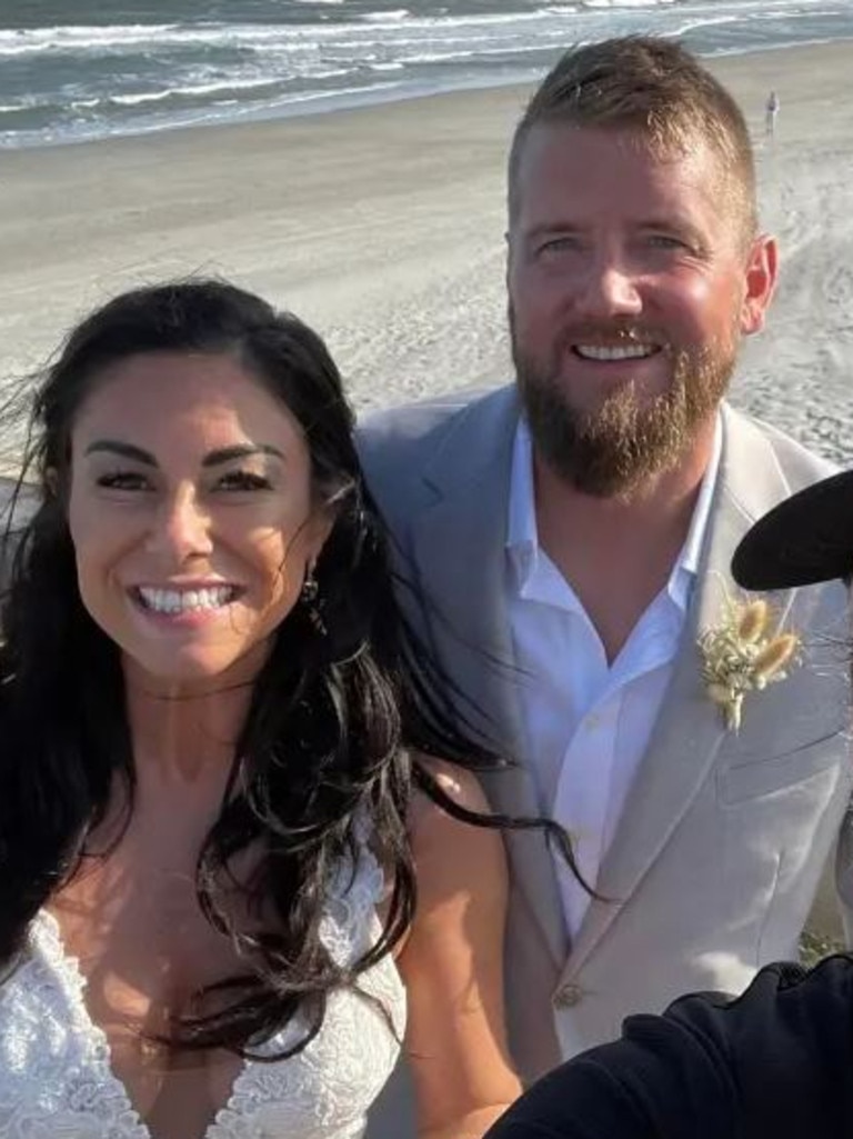 Samantha Miller, 34, died on her wedding day after the golf cart she was in was hit by an alleged drunk driver. Picture: Supplied