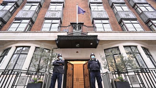 She underwent an operation at King Edward VII's Hospital in central London. Picture: Glyn Kirk/AFP