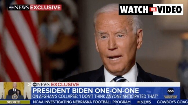 Joe Biden Grilled On Afghanistan Withdrawal In First Interview Since ...