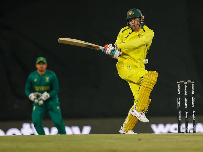 Australia's Alex Carey return to form was a rare highlight for Australia. Picture: AFP