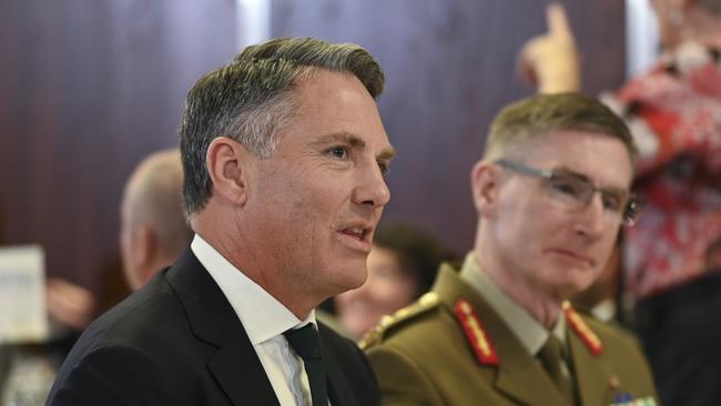 Defence Minister Richard Marles said the strategic environment was rapidly changing, and the defence force needed to be bolstered to meet that risk. Picture: NCA NewsWire / Martin Ollman