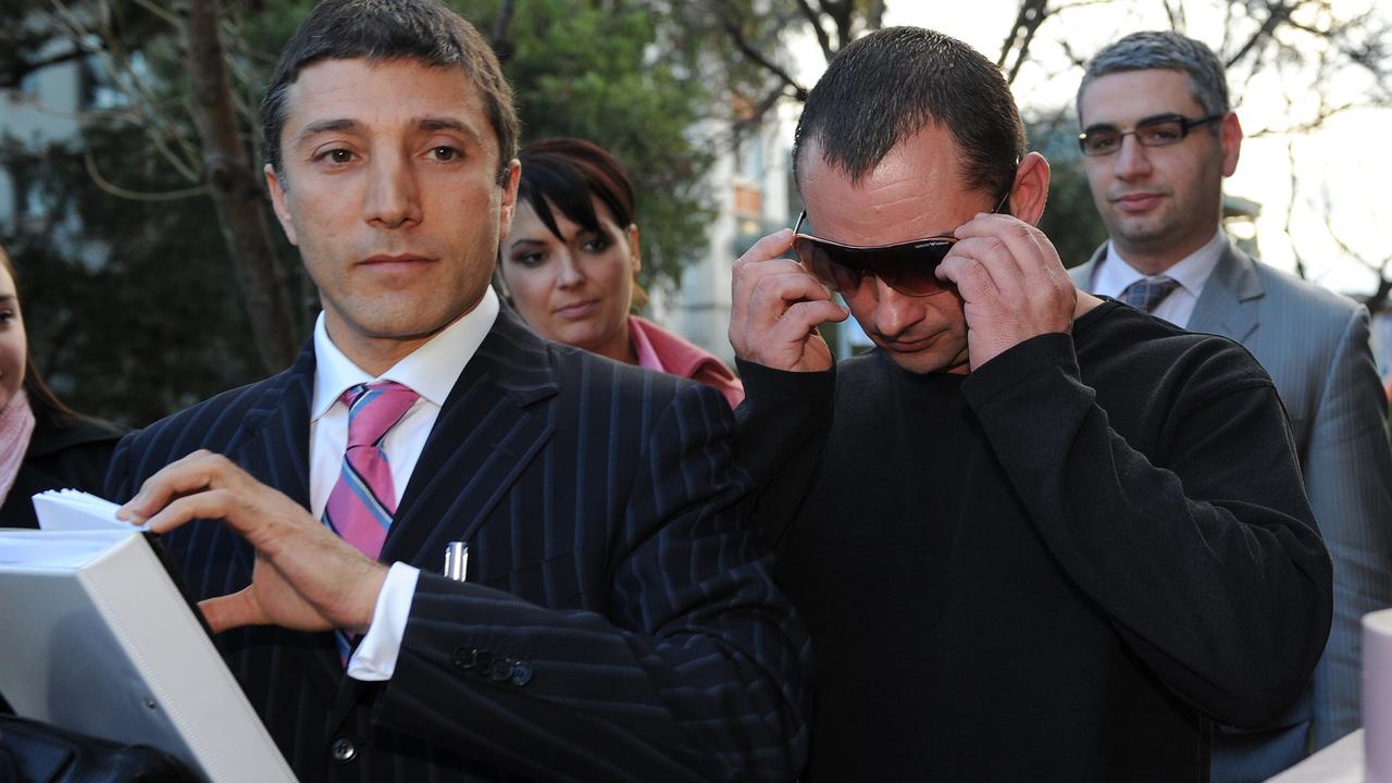 Barrister Avni Djemal (left) was also part of the defence team.