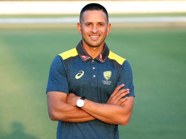 Usman Khawaja will be Australia’s senior batsman against Pakistan. Picture: AAP