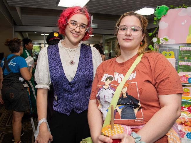 Ella Denniss and Samantha Oldroyd at the City of Darwin Geektacular event, 2024. Picture: Pema Tamang Pakhrin