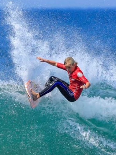 Coffs Harbour Boardriders club member Luca Martin.