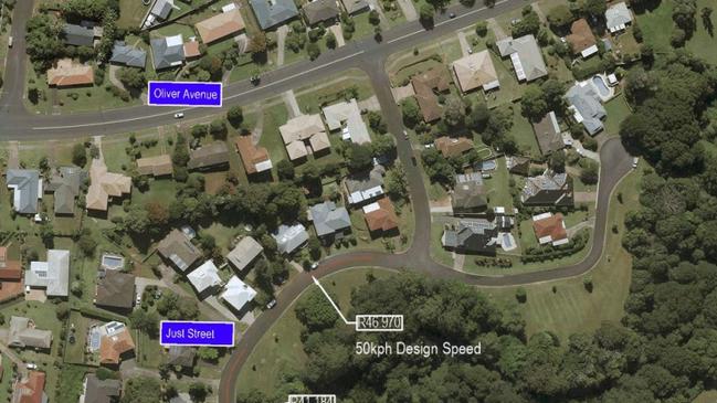 Goonellabah residents are calling for a speed reduction on Just Street adjacent to Tucki Reserve.