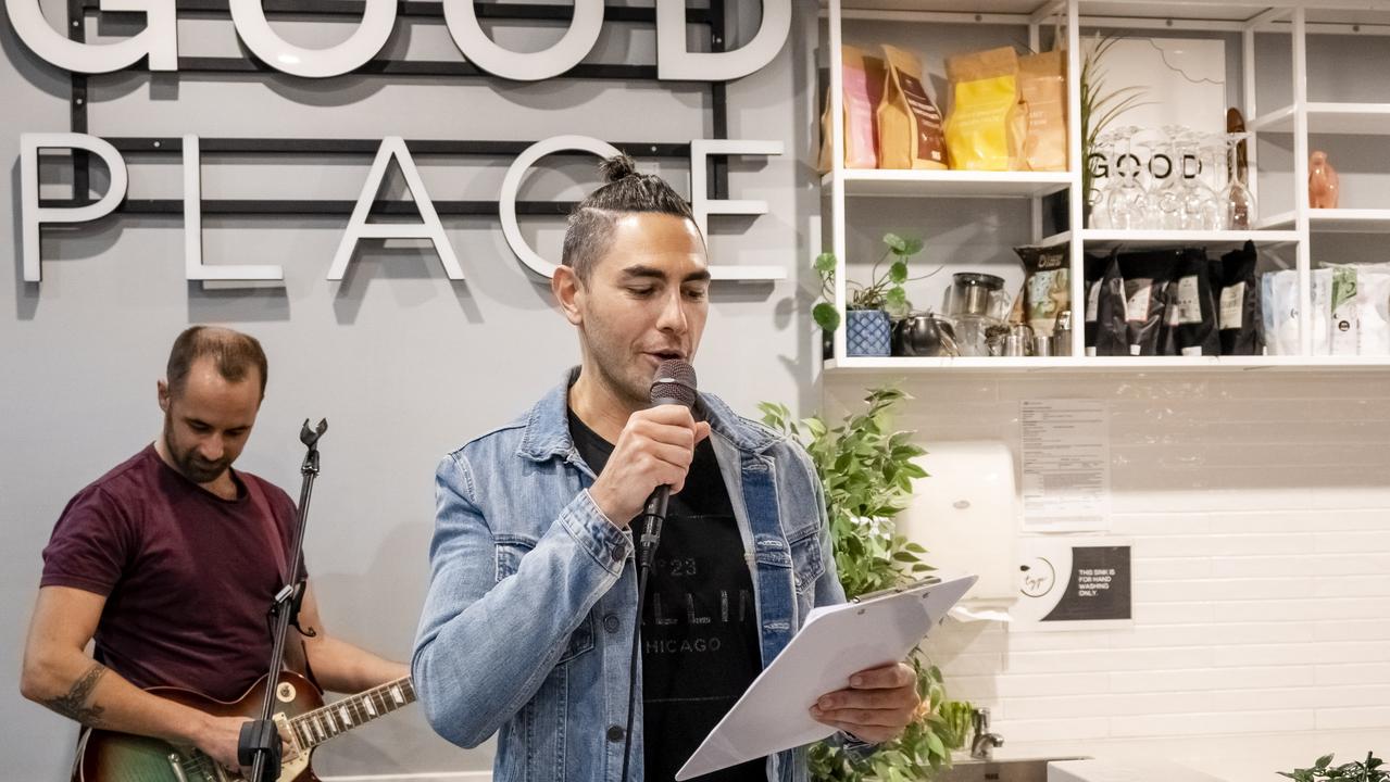 The Good Place co-owner James McGovern launching a new menu.