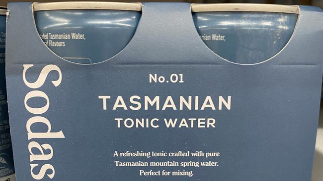 Sodasmith's new Tasmanian Tonic Water range. Picture: Supplied