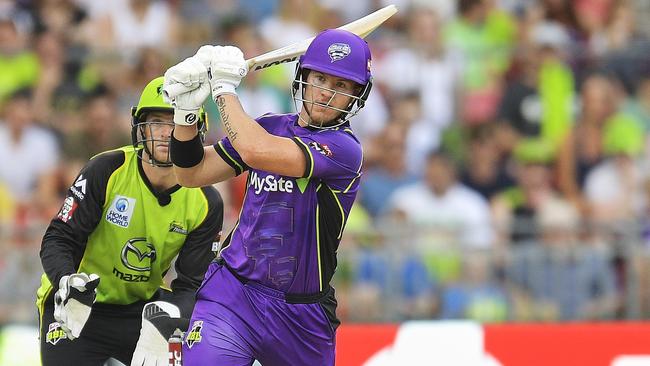 D'Arcy Short of the Hurricanes starred against the Sydney Thunder.