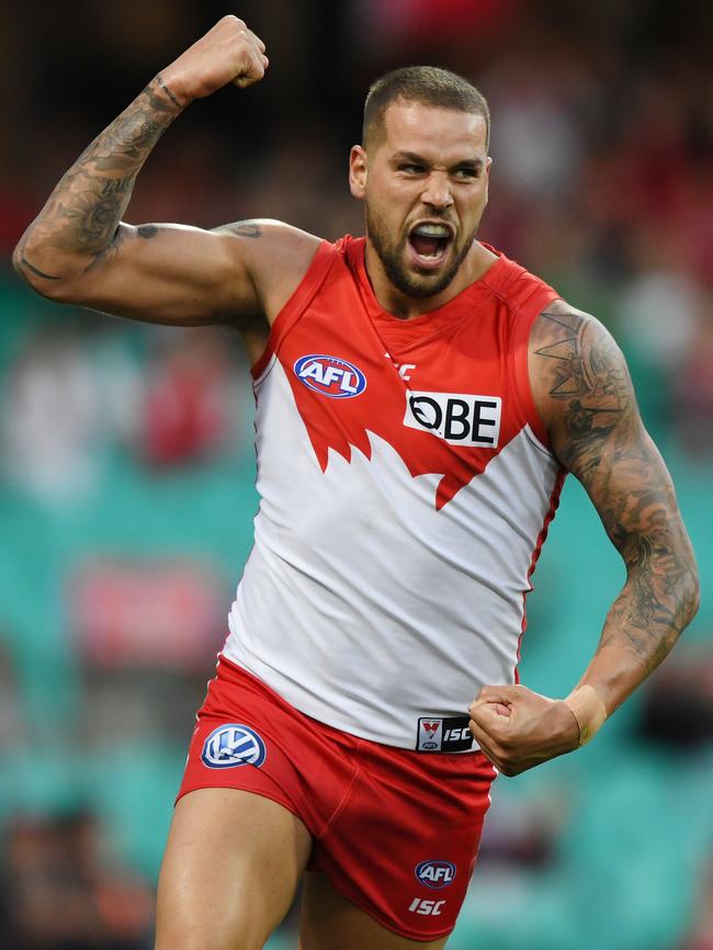 Lance Franklin earned a seventh guernsey.