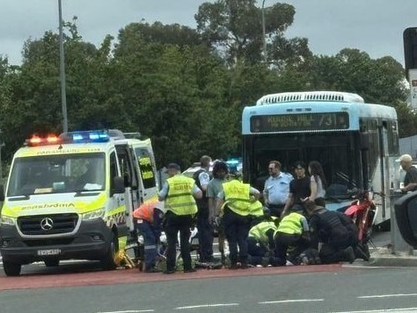 Crash at Sunnyholt Rd and Turner St, Blacktown.