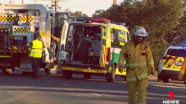 The man is the 21st lift lost on SA roads this year. Picture: 7NEWS