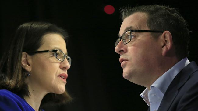 There are renewed calls to haul Daniel Andrews and Jenny Mikakos back before the hotel quarantine inquiry. Picture: Getty Images