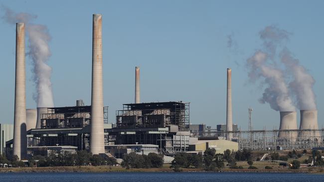 The Liddell coal-fired power station that is due to be closed next year. Picture: David Swift