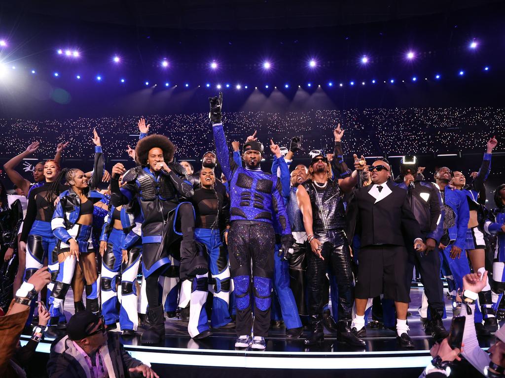 Usher performs at the Super Bowl in February. Picture: Kevin Mazur/Getty Images for Roc Nation