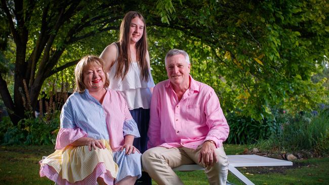 Sandi McDonald with her family. Picture: Matt Turner.