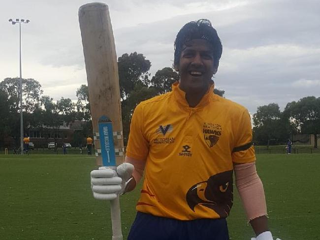 Abhi Jain of KIngston Hawthorn CC