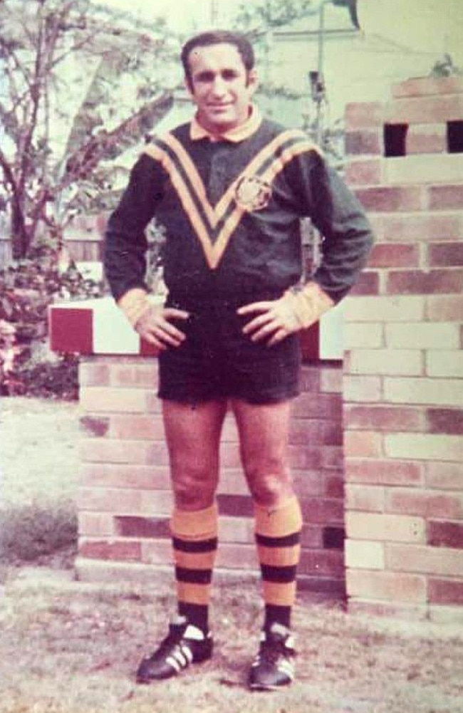 Ray Laird in his Kangaroos kit.