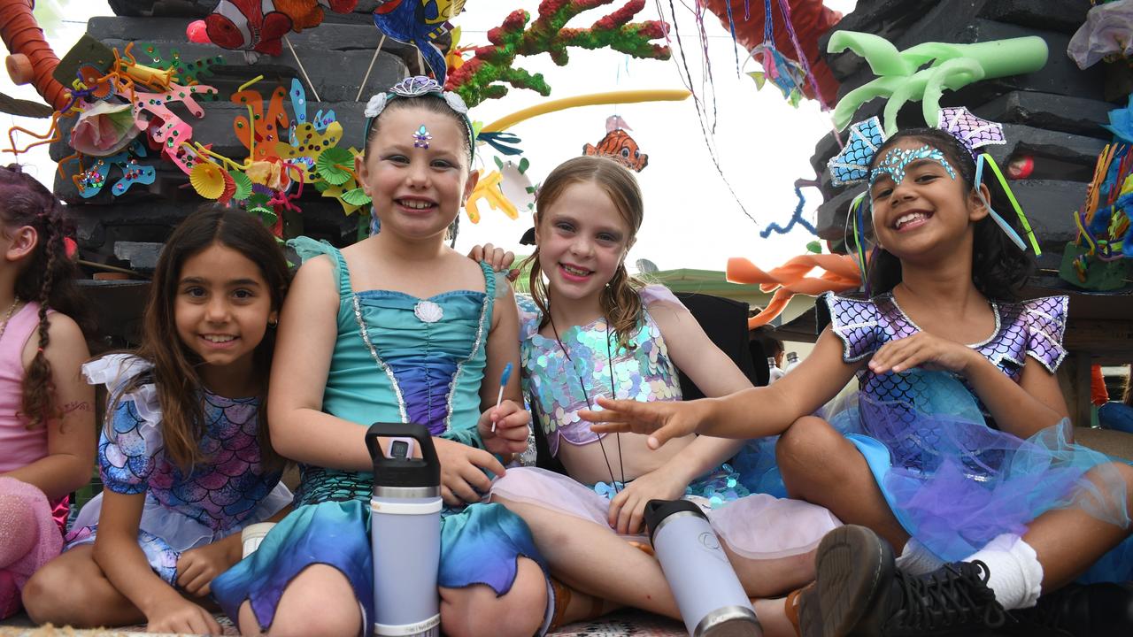 Our Lady of Lourdes Primary School Ingham. Photographs from the Maraka Festival Street Parade around the Ingham central business district on Saturday. In an ‘Under the Sea’-themed celebration of all things Hinchinbrook, school students, community organisations, emergency responders and contestants vying for the prized Queen and Princess titles paraded around Rotary Park in the centre of the town. Picture: Cameron Bates