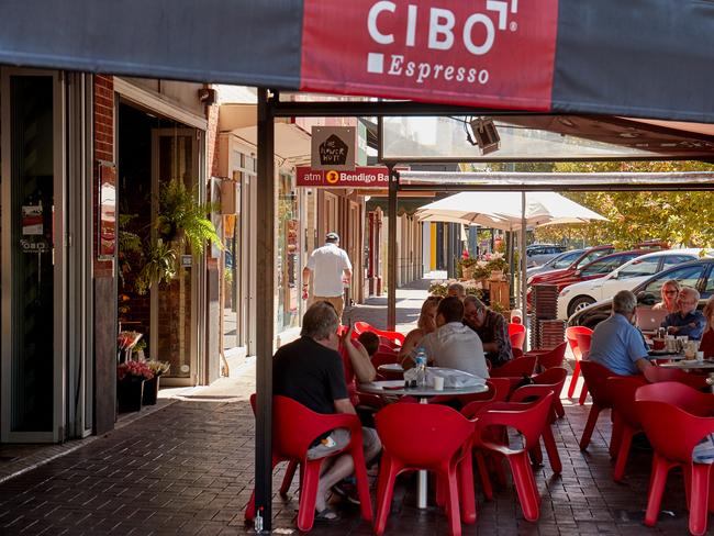 Cibo outside on Hutt St. Picture: AAP / Matt Loxton