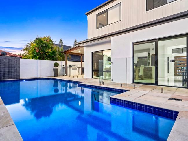Carney and Bradely’s Benowa Waters home.
