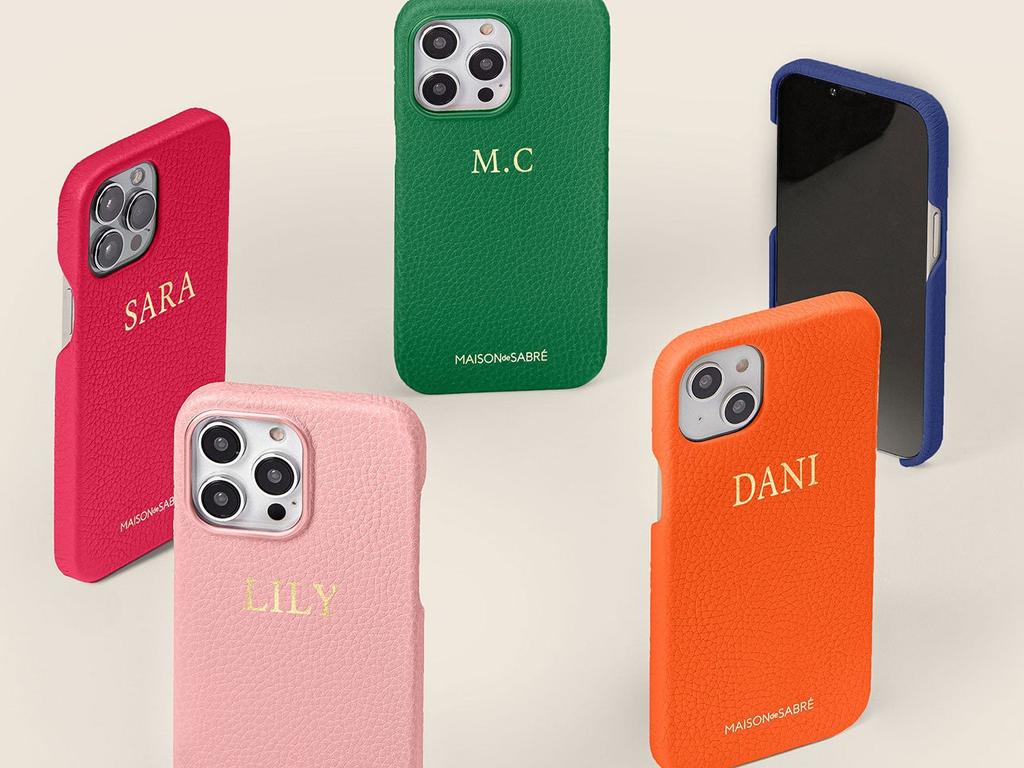 Personalised Phone Case. Picture: MAISON de SABRÉ.