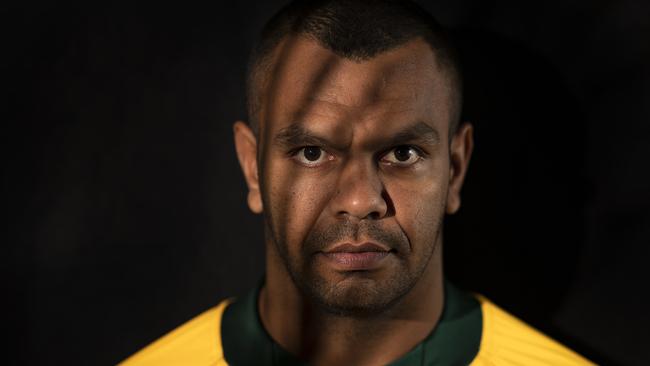 Kurtley Beale of Australia poses in Odawara, Kanagawa, Japan.