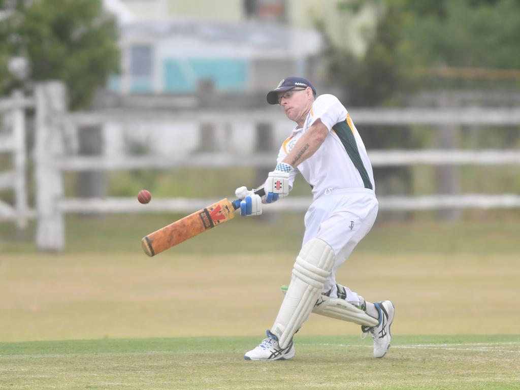 Chris Brophy takes on the field for Westlawn at Ulmarra Showground