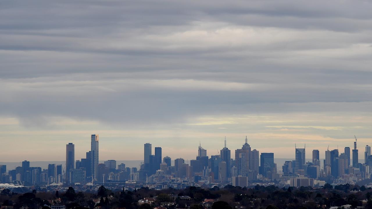 Melbourne’s auction market has seen better weather. Picture: Nicole Garmston