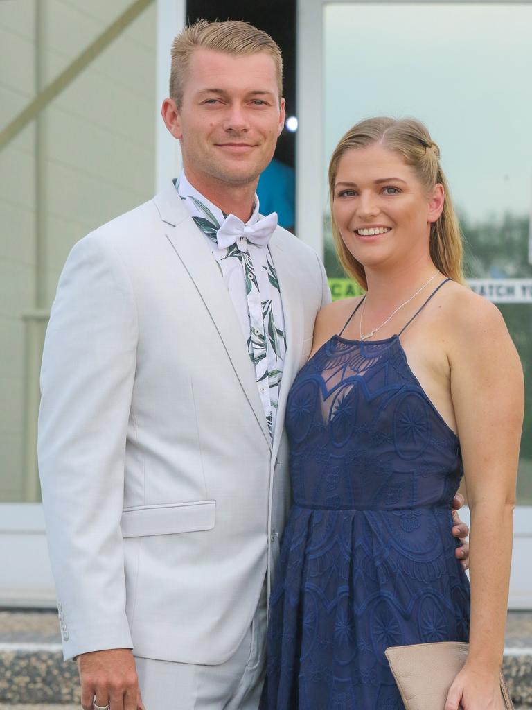 Connor Thomson and Sarah Skinner as the NTFL's night of nights . Picture Glenn Campbell