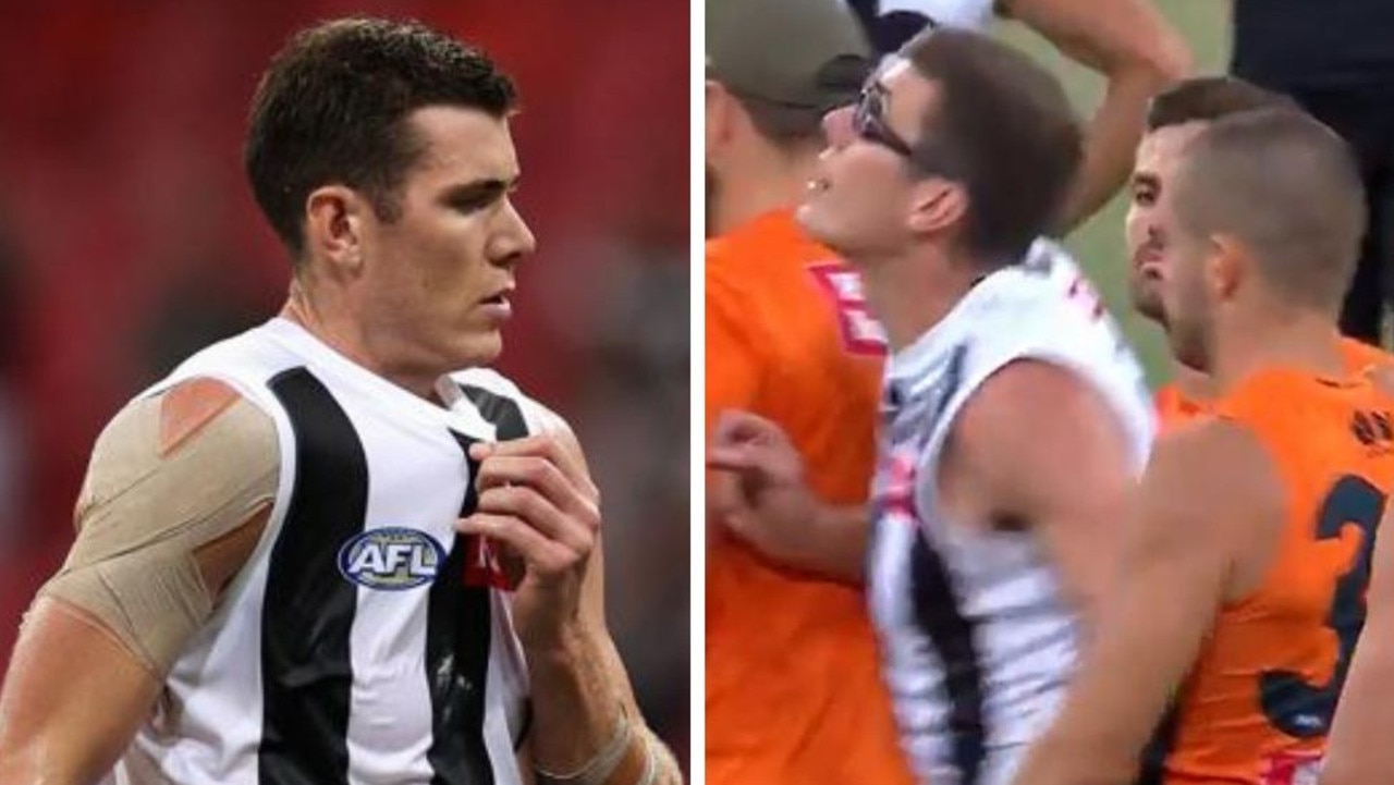 Mason Cox issued please explain after ‘bizarre’ act before GWS Giants ...