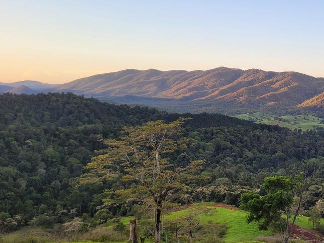 Ms Norman said the property enjoys 360 degree views and they can even see the lights from cargo ships to the east at night. Photo: Samantha Norman.