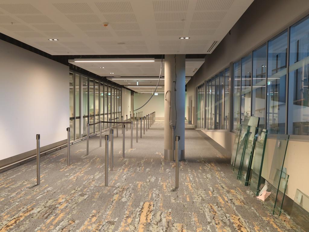 Inside Gold Coast Airport's new $500m terminal expansion. Picture Glenn Hampson.