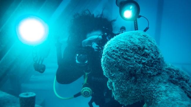 Museum of Underwater Art Coral Greenhouse. Picture: David Kirkland