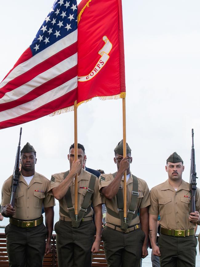 Cpl Simmons Cory, Sgt Mackey Valentino, Cpl Goldman III Alexander and LCpl Luzier Austin. Picture: Pema Tamang Pakhrin