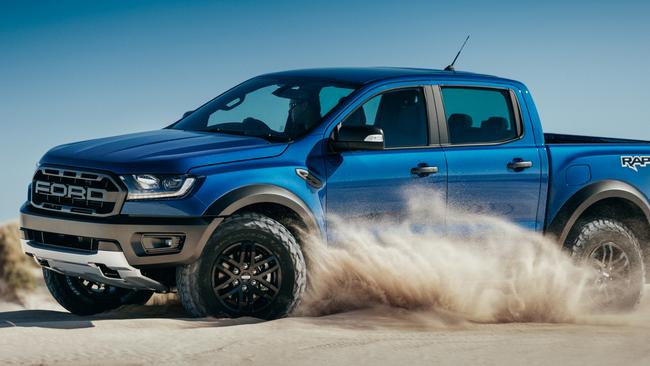 The Ford Ranger Raptor is due in Australian showrooms by the end of 2018. Picture: Supplied.