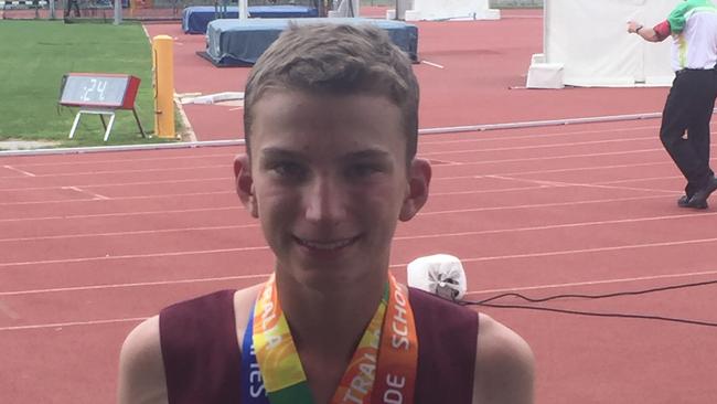 Gold Coast Schoolboy Tyler Hine Wins Three Gold Medals At National All 