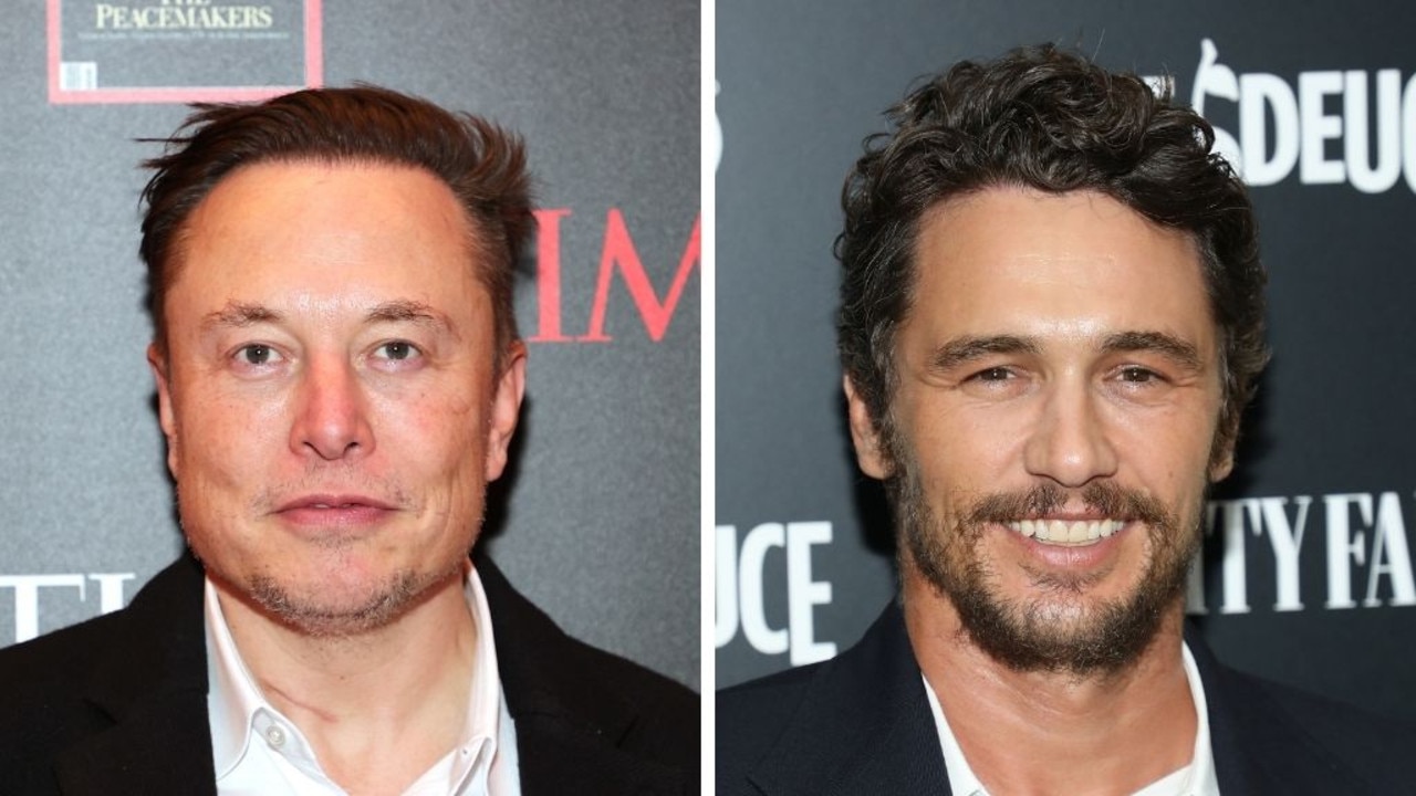 Mr Musk and Mr Franco are expected to give evidence at the trial. Pictures: Getty Images