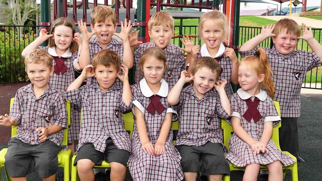 My First Year: St Mary's Catholic College Preps. Isla Jurd, Dean Collier, Lennox Emery, Molly Patch, Ventari Dobson-Harland, Archer Eastaugh, Jack Harvey, Violet Drew, Will Greenslade, Larkaida Saranov-Jansen. Picture: Patrick Woods.