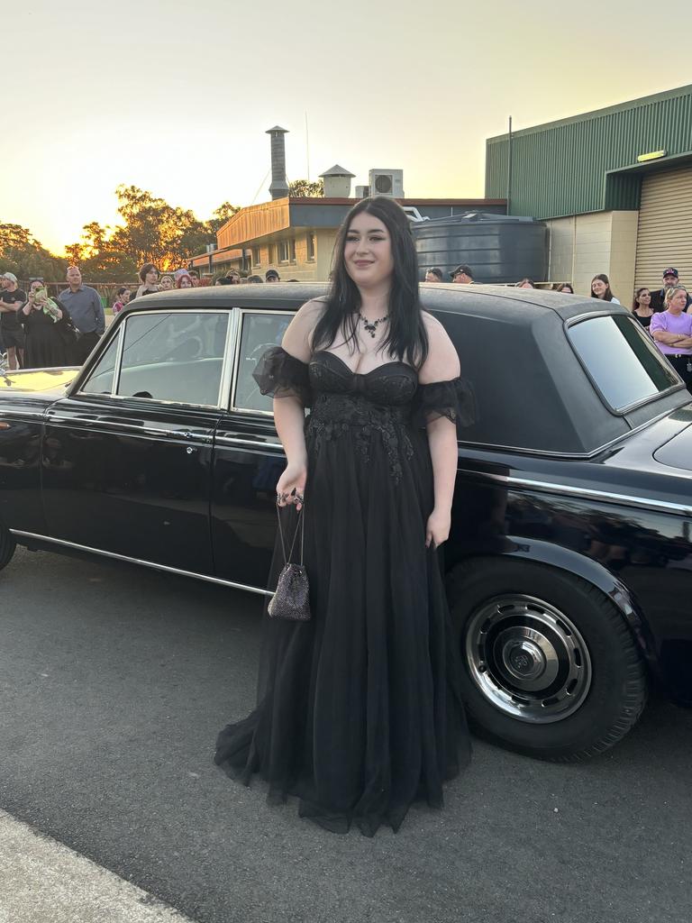 The students of Nanango State High School celebrating their formal.