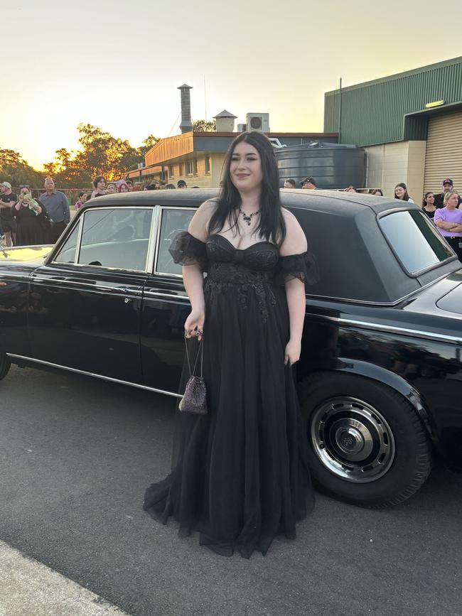 The students of Nanango State High School celebrating their formal.