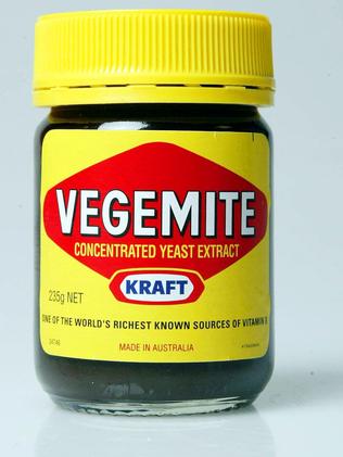 Once, the Kraft name was big on Vegemite jars.