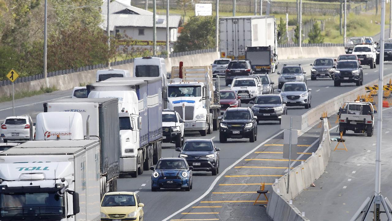 Traffic along the Bruce Highway. (Image/Josh Woning)