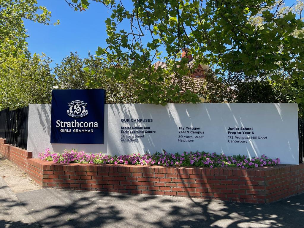 External view of Strathcona Girls Grammar. Picture: Supplied