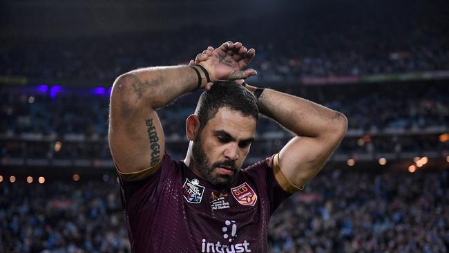 Greg Inglis is likely to be named the next Australian captain. (AAP Image/Dan Himbrechts)