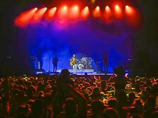 Thomas Rhett on stage at CMC Rocks. Picture: Cordell Richardson