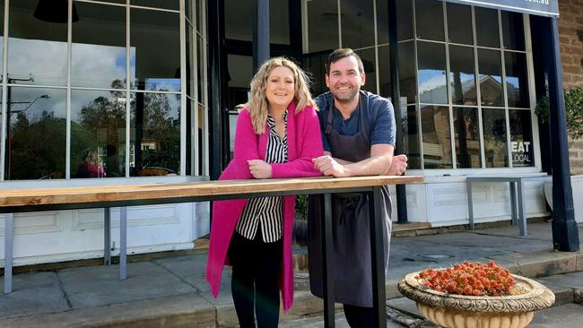 Dan and Annika Moss at Terroir in Auburn.